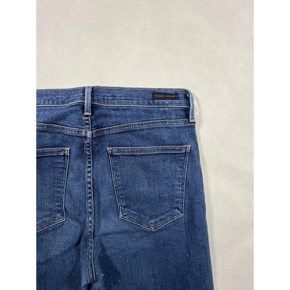 Citizens of Humanity‎ Rocket High Rise Skinny Jeans Dark Wash Blue Size 31 - Picture 9 of 10